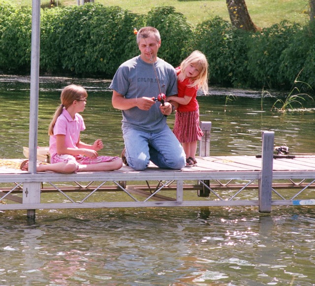 fishing family