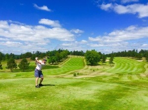 Teeing off in Heaven