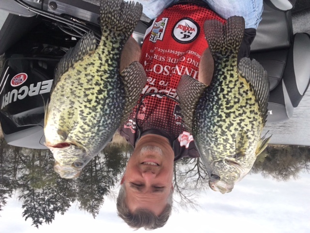 Captain Josh Hagemeister with BIG Crappies!